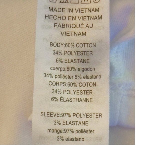 Michael Kors Cream Ruffled Flutter Sleeve Blouse MSRP $98.00 - Picture 8 of 8